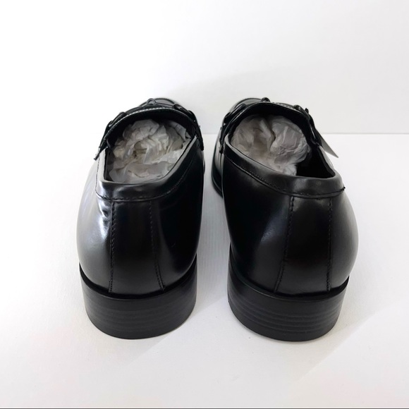 KENNETH COLE NEW YORK — BLACK, BROCK LEATHER SLIP-ON LOAFER, SIZE MENS US 8.5M - Picture 14 of 16